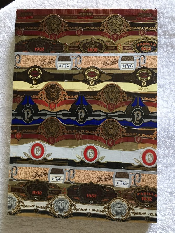 Padilla custom cigar band art -CIGart by T -7 1/4" x 10 1/4"- long live the lion