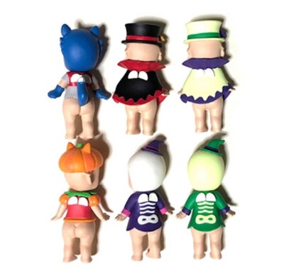 Sonny Angel Halloween 2015 Werewolf Pumpkin Cat Vampire Skeleton