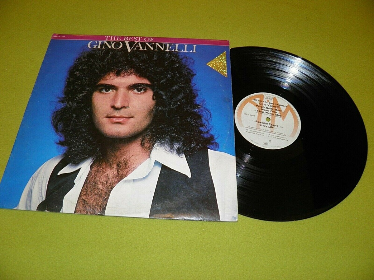 Gino Vannelli - The Best Of - RARE 1980 Israel Made LP Hebrew