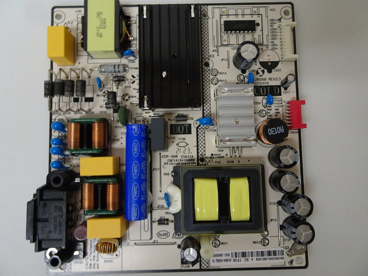 LG 50UP7000PUA.CUSYLH Power Board 81-PBE050-H4B07AP, SHG6504B07