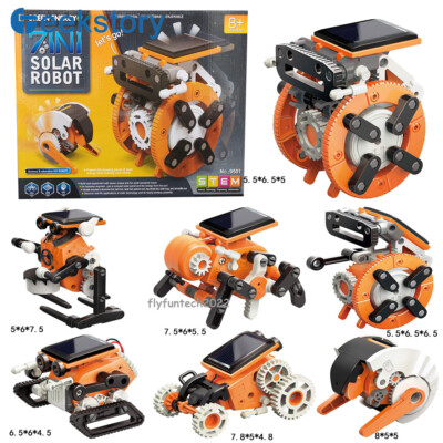 DIY 7-in-1 Solar Assembled Robot Toys Education Intelligent Robot Gift Toy
