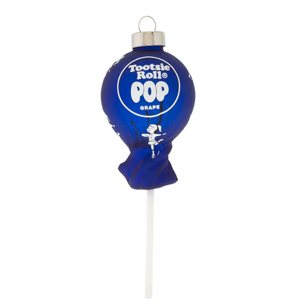 Grape Tootsie Roll Pop Ornament
