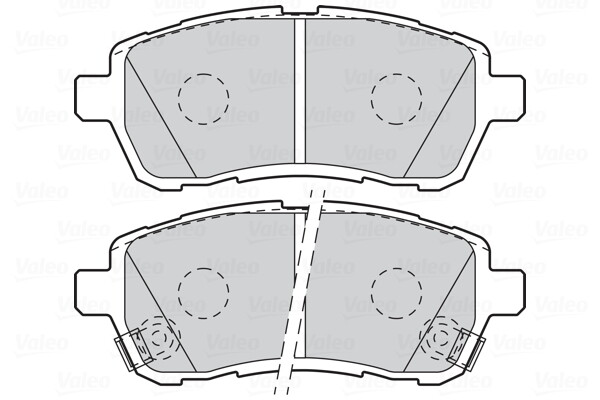 Plaquettes de frein Valeo 301999 silencieuses anti-vibration pour route