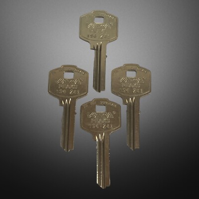 4 Kaba Peaks High Security 196-Z41 Blank Key - 6 Pin Keys Blanks