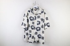 Vintage 90s O'Neill Surfing Mens Size XL Floral Abstract Hawaiian Button Shirt