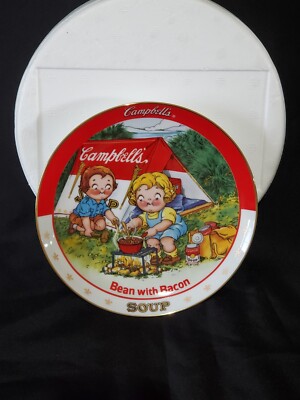 Vintage Danbury Mint Campbell's 1994  Bean and Bacon Soup Limited Edition Plate