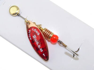Mepps Aglia Long Redbo #1 4.5g Köder Spinner Forelle Barsch NEU FARBEN