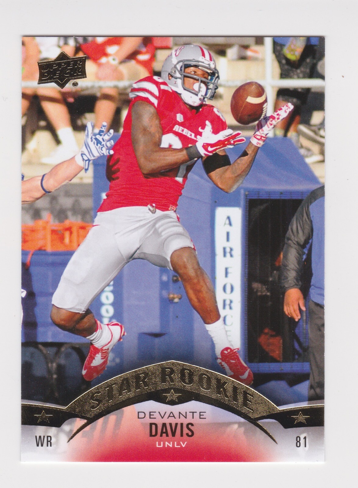 2015 Upper Deck Star Rookie RC #127 Devante Davis UNLV Rebels