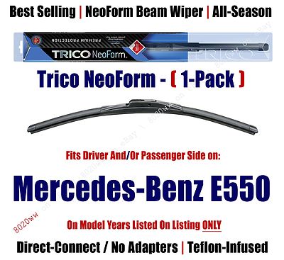 Super Premium NeoForm Wiper Blade Qty 1 fits 2010-2014 Mercedes-Benz E550 162412