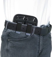 IWB Double Magazine Pouch Concealed Carry Pistol Mag Holder for 9mm .40 .45 .380
