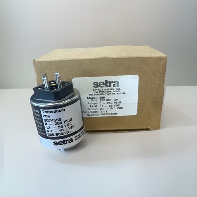Setra 206100-SP Pressure Transducer
