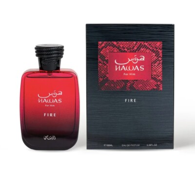 Hawas Fire EDP Perfume By Rasasi 100 ML Hot New Release Niche Fragrance 
