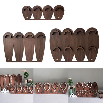 Jewelry Display Stand Bracelet Rack Holder Organization Elegant Wood Jewelry