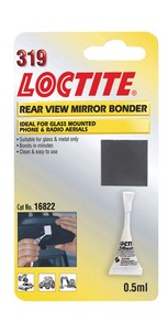 Windscreen Rear View Mirror & Aerial Glue Adhesive On Glass Metal