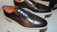 SANTONI STRINGATE PELLE AUTENTICO  TG 43  750,00 CART. SAN-AA24