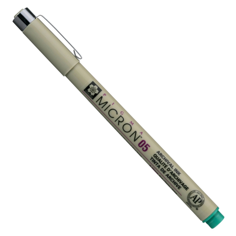 Sakura Pigma Micron Green Fineliner 05