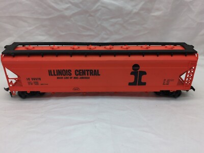 Vintage Illinois Central IC 56578 Orange Boxcar HO Model Train 8''