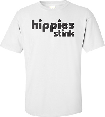 hippies stink t shirt