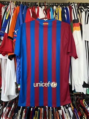 BARCELONA 2021 2022 HOME FOOTBALL SHIRT SOCCER JERSEY NIKE CV7891
