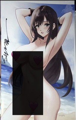 Tifa Lockhart Full N Variant, Miss Murder Mittens Signed by Jacob Bear NM
