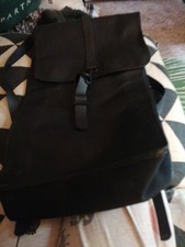 Rains Waterproof Black Backpack Fits Laptop.. Comfy Stylish On Trend