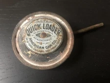 "Quick Loader" Black Powder Pump Can by American Can Co, Patent May 9, 1893