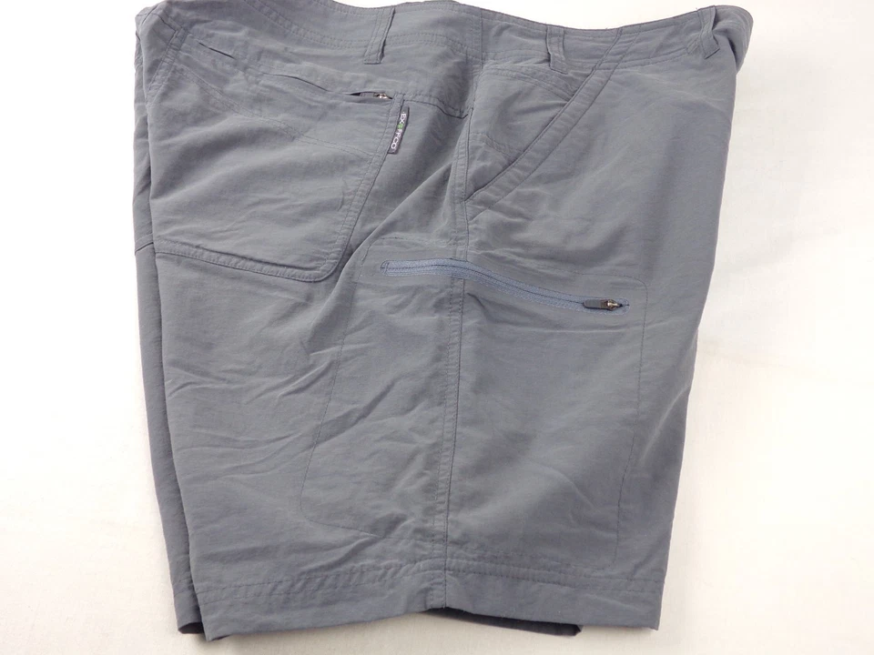Pantalones Cortos de Carga de Pesca Exofficio 34 Gris Absorbente 9" Entrepierna 7 Bolsillos Secado Rápido Foto 4 de 4