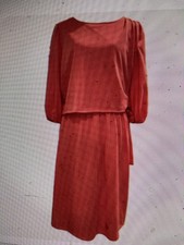 Striped Dress, SZ 18 1/2, Elastic waist, Overlay top, Side Tie, Shoulder buttons