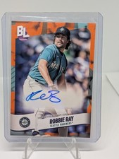 2024 Topps Big League Robbie Ray SP Electric Orange Autograph Giants Mariners