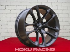 4X 20" SRT style Black 5X115 wheels fit for Dodge Challenger Charger 300C
