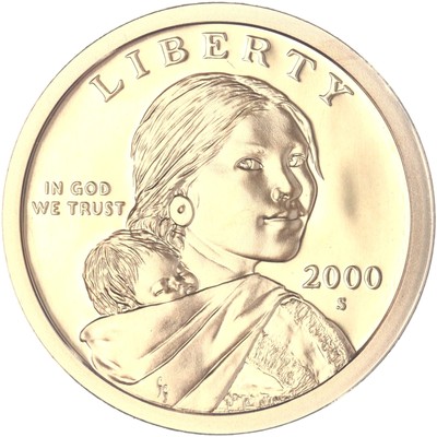 2000 S Native American Sacagawea Dollar Gem DCam Proof See Pics D191