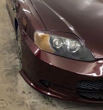 Unpainted Frp Headlight Eyebrows Eyelids For 2003-2006 Hyundai Tiburon Coupe B