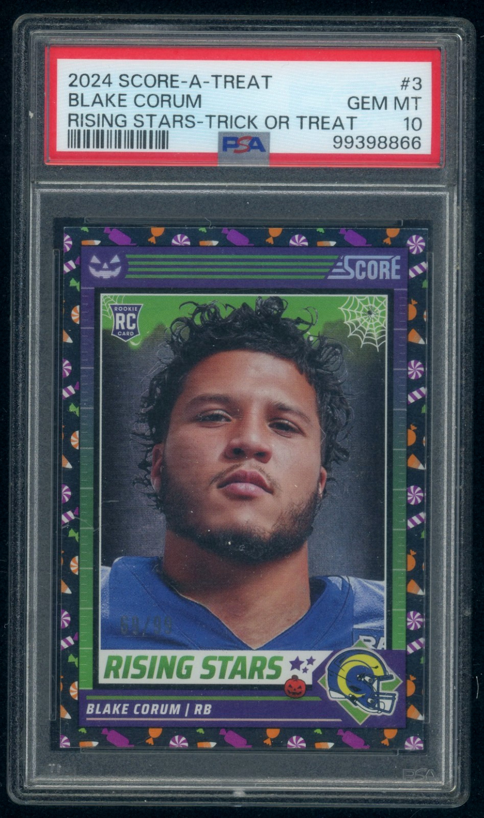 Blake Corum Panini Score-A-Treat Rising Stars #3 Trick or Treat