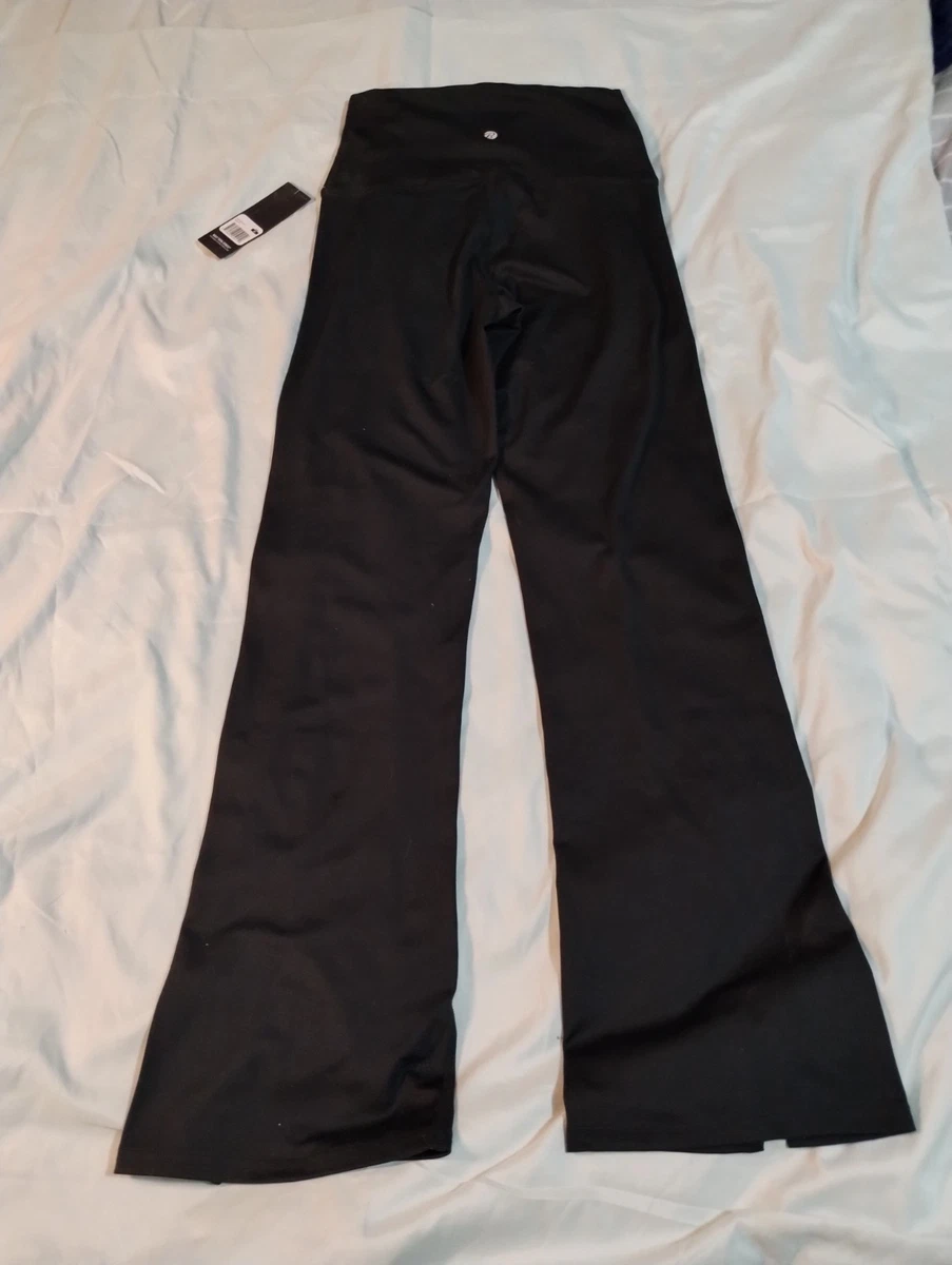 Bally Total Fitness High Rise Pocket Slim Bootcut Pant Pantaloni, Nero, L Donna