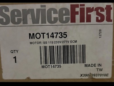 NEW - Trane MOT14735 BLDC ECM Motor X70660682010 Open Box /5 HP