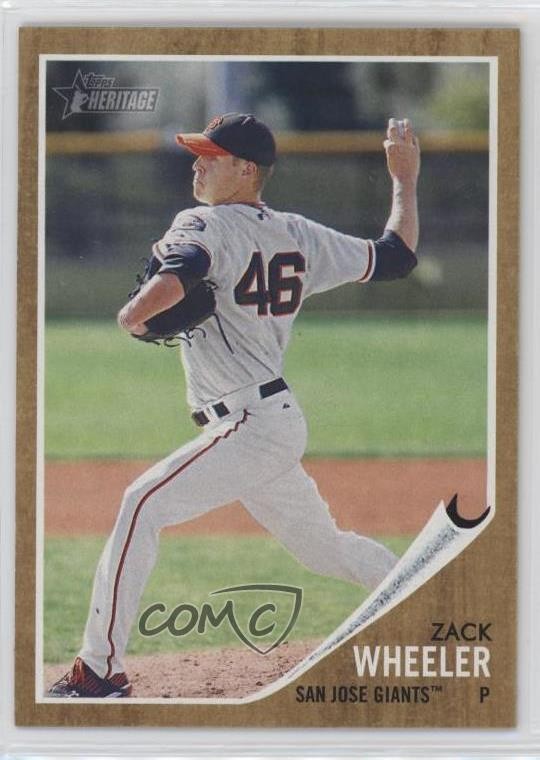 2011 Topps Heritage Minor League Edition Zack Wheeler #102