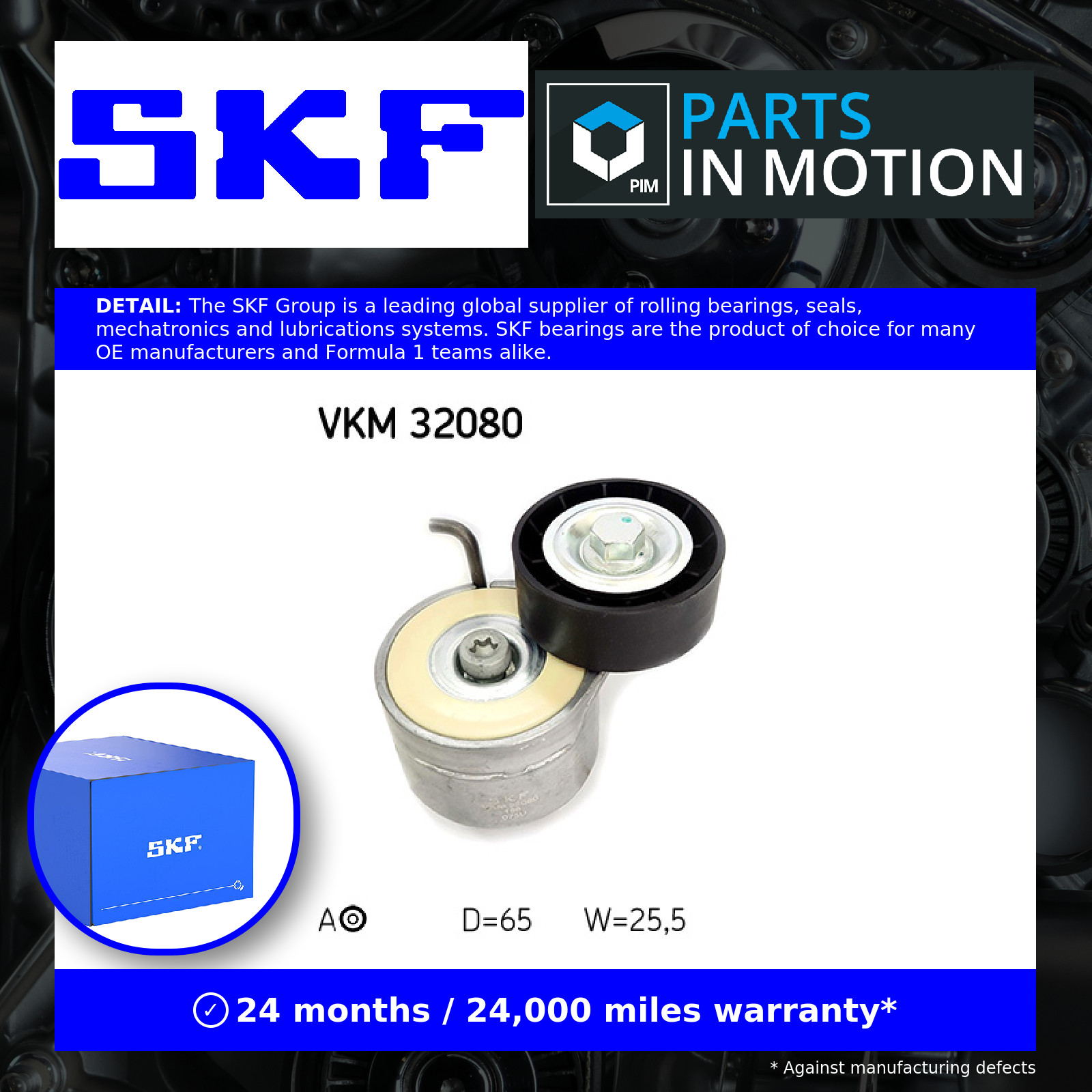 Fits SKF VKM 32080 Tensioner Pulley, v-ribbed ⭐UK Stock⭐ - Image 7