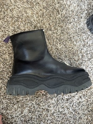 Eytys Raven II Boots black Size EU 37 US 7 Chelsea Front Zip Platform