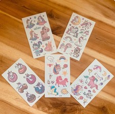 Kids Tattoo  UNICORN  Temporary Tattoo  Tattoo Sticker  Kids Party  Birthda