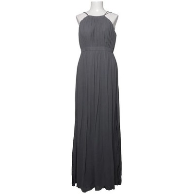 By Malina Collection, Abendkleid, Größe: XL, Grau, Seide, Einfarbig, Damen #5q1