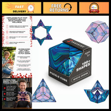 Magnetic Puzzle Cube - DODECA Fidget Toy for Stress Relief Brain Teasers