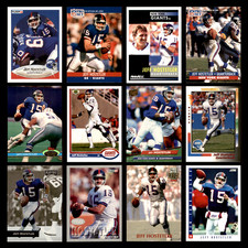 Jeff Hostetler Lot 12 Different Football Cards 1990(RC's)-1993 New York Giants