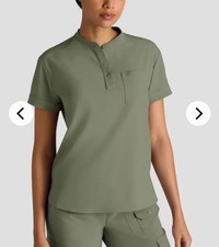 Easy Stretch Scrub Set - Olive Leaf Medical Uniform Women's