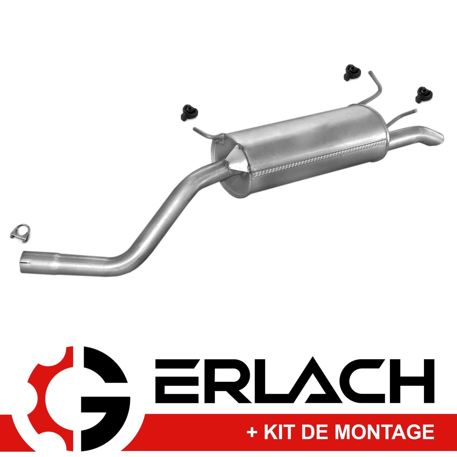 Silencieux arrière pour Renault Megane 1 et Scenic 1 moteurs 1.8 et 2.0