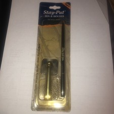 NOS Vintage Rogers Stay-Put Pen & Holder Made In The USA - NEW SEALED