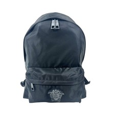 NWT Versace La Medusa Palazzo Black Nylon Lar...