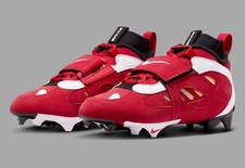 Botín de fútbol para hombre Nike Air Diamond Turf 2 TD Prime rojo negro IF4807-001 talla 10