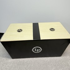 LP Latin Percussion Cajon Wood Hand Drum Percussion Instrument Natural Finish