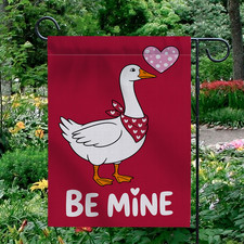 Squirrel Couple Valentine Garden Flag Love Hearts Nutty For You Outdoor Yard