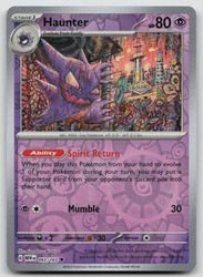 Haunter 093/165 Scarlet & Violet 151 Reverse Holo